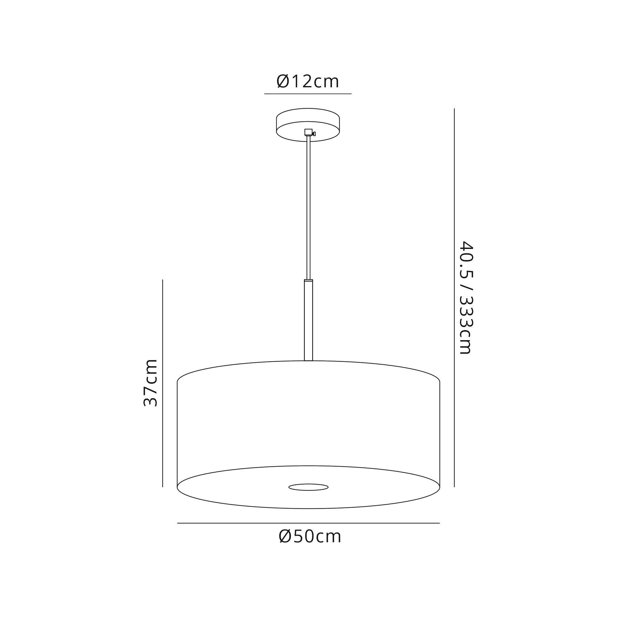 Baymont 50cm 3 Light Pendant Polished Chrome, Raw Cocoa/Grecian Bronze, Frosted Diffuser DK0346  Deco Baymont CH RC